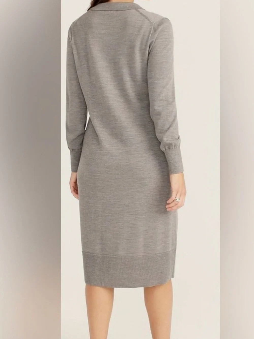 J. Crew Collared Merino Wool Sweater Dress, Size XS, NWT - Picture 2 of 10